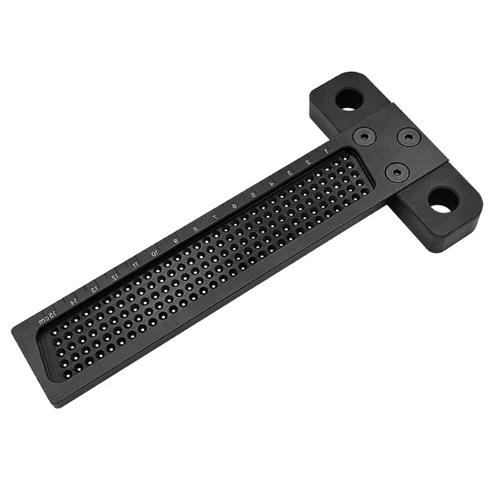 

Woodworking Scribe T-type Ruler Hole Scribing Gauge Crossed-out Tool Measuring Tool