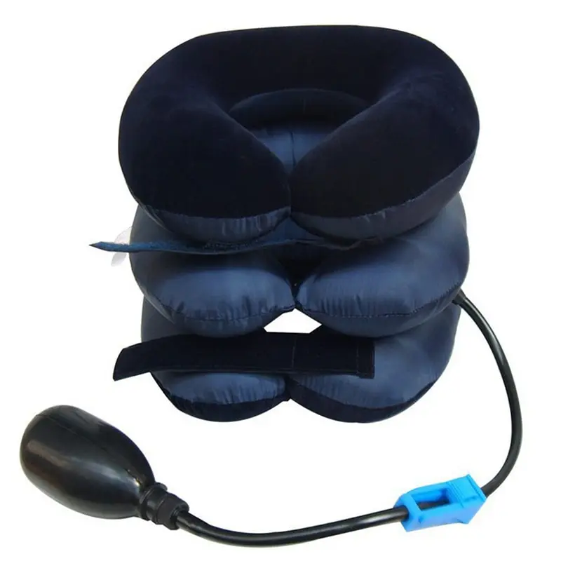 

Air Inflatable Cervical Collar Neck Traction Tractor Support Massage Pillow Pain Relief Relax Health Care Neck Head Stretcher