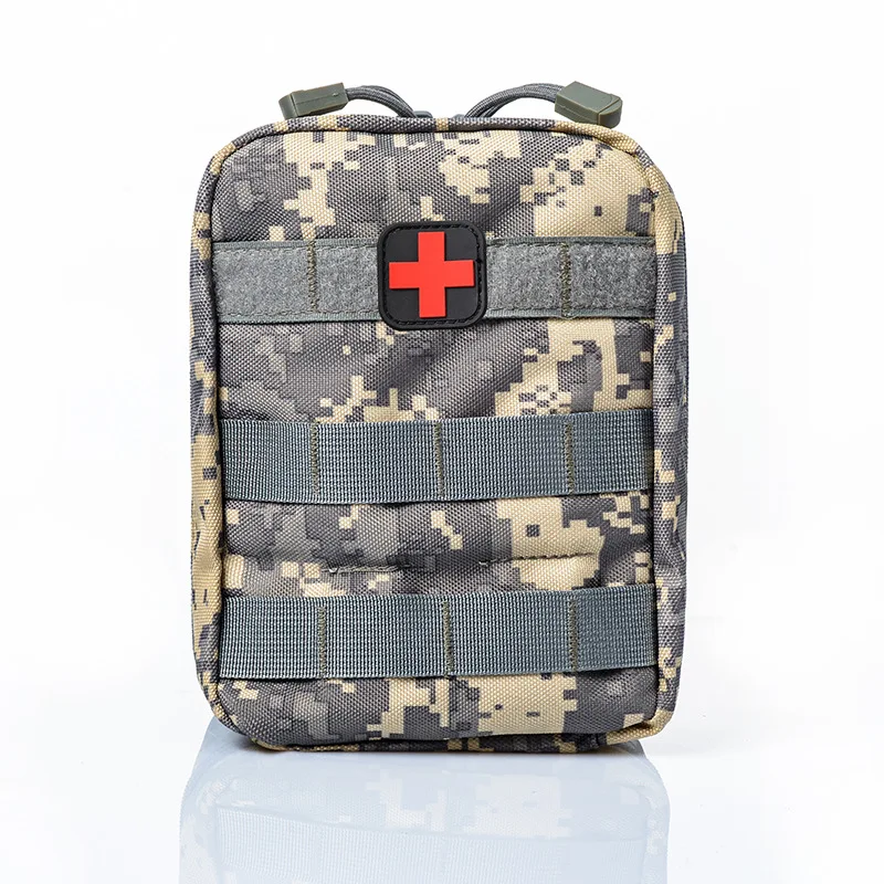 ACU Тактическая поясная Сумка MOLLE аксессуар Портативная Медицинская спасательная сумка медицинская уличная походная охотничья походная велосипедная сумка с карманом для инструментов - Цвет: ACU