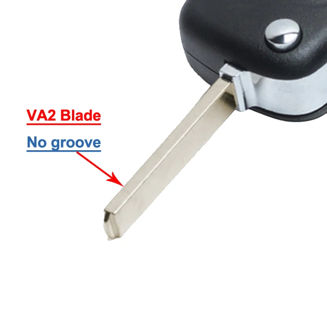 Модифицированный складной дистанционный ключ брелок Keyecu с 3 кнопками 433 МГц ID46