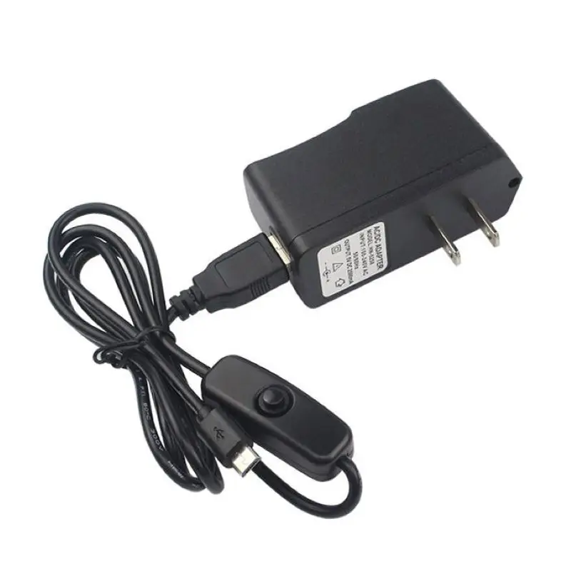 Raspberry Pi 3 поколения B тип прямой зарядки + переключатель кабеля &gt европейский