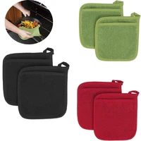 cotton kitchen terry pot holder heat resistant coaster potholder for cooking and baking gloves pot holders washable hot pads