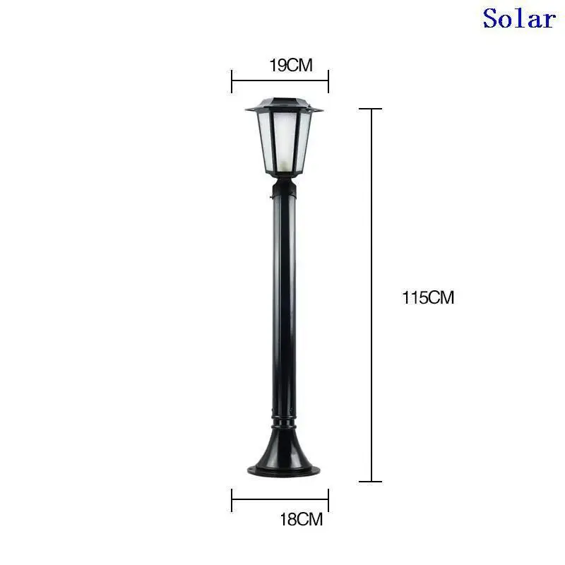 Sokak Lambasi Off Lamp Straatverlichting Lampioni Da Esterno светильник Exterieur Led Lampione Plaza Солнечный уличный