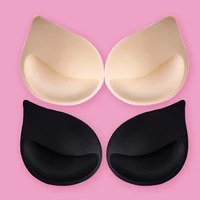 123pair women sponge bra pads swimsuit bikini padding push up breast enhancer removeable bra padding inserts chest cups