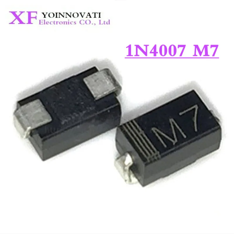 1000 шт./лот 1N4007 M7 DO-214 IN4007 SMD 1.0A 1000V | Электронные компоненты и принадлежности