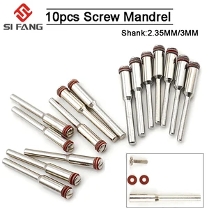 10 шт. 2,35 мм  3 мм полировальные колесные оправки резки отрезной диск держатель оправки роторный дремель вал боры для резки ювелирные инструменты