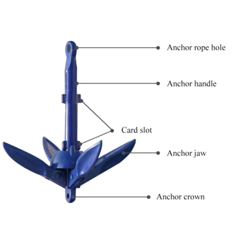 

Newly Folding Anchor Fishing Accessories for Kayak Canoe Boat Marine Sailboat Watercraft FIF66