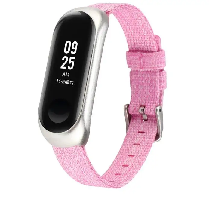 Ремешок нейлоновый для Xiaomi Mi Band 6 3 4 5 сменный спортивный браслет с nfc - купить по