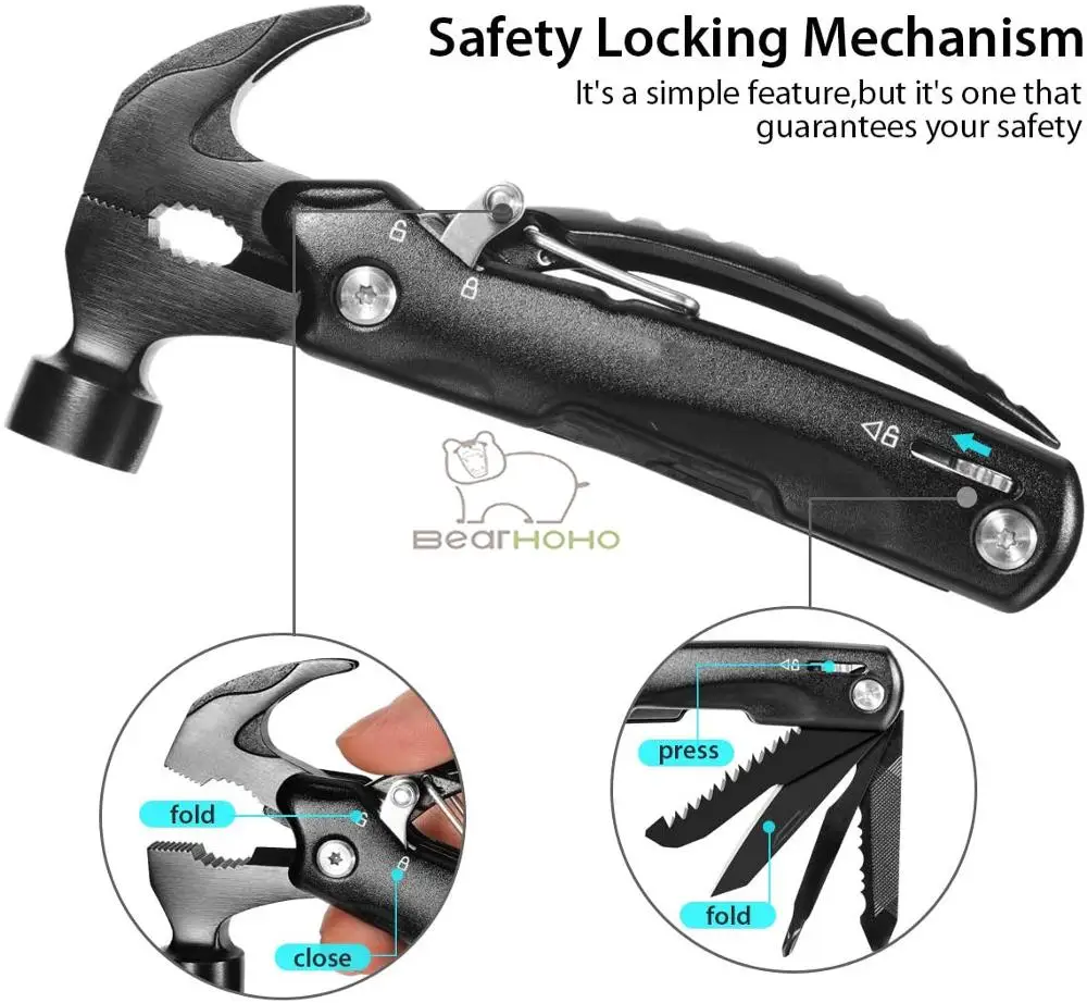 12 in1 выживания Шестерни окна автомобиля автоматический бытовой мультиинструмент