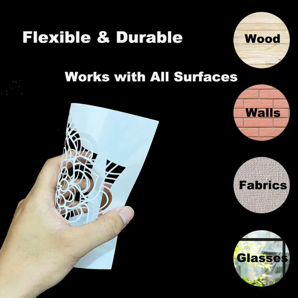 Трафареты мандалы для стен все новый дизайн 16 типов DIY шаблоны лазерное ремесло