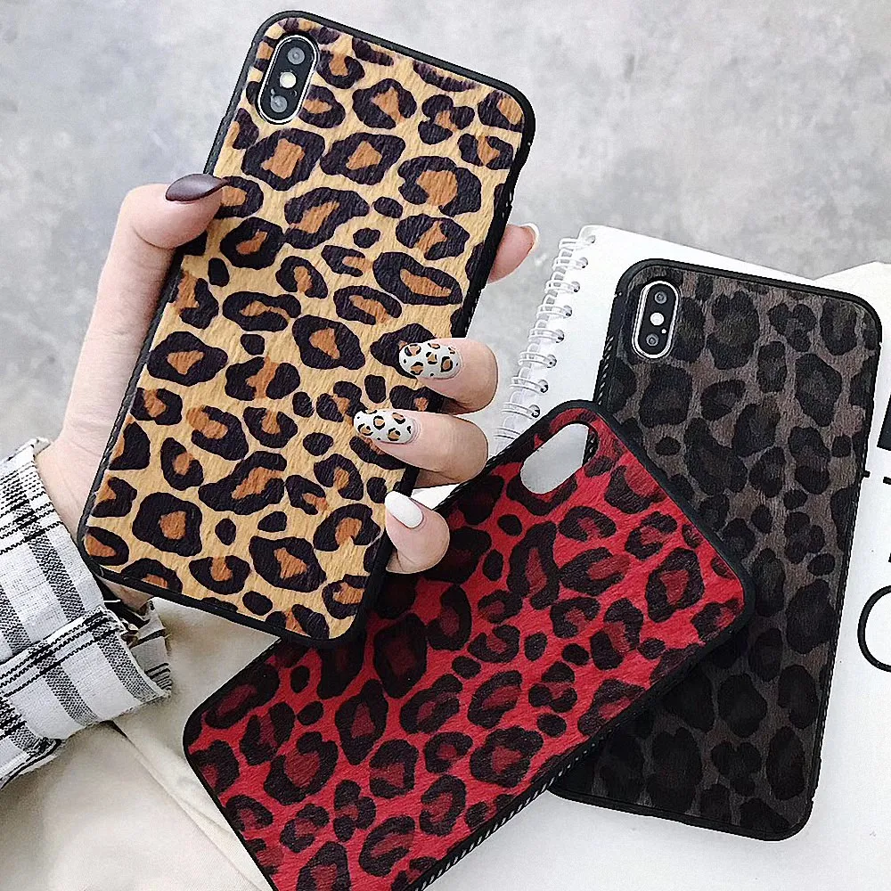 LCHULLE роскошный плюш леопардовый принт телефонные чехлы для huawei P20 P30 mate P30 Lite Pro Мягкий ТПУ силиконовый чехол