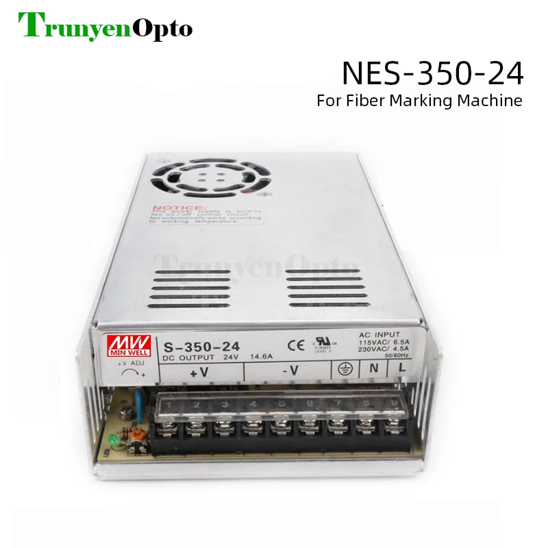 NES-360 laser power supply for fiber marking laser