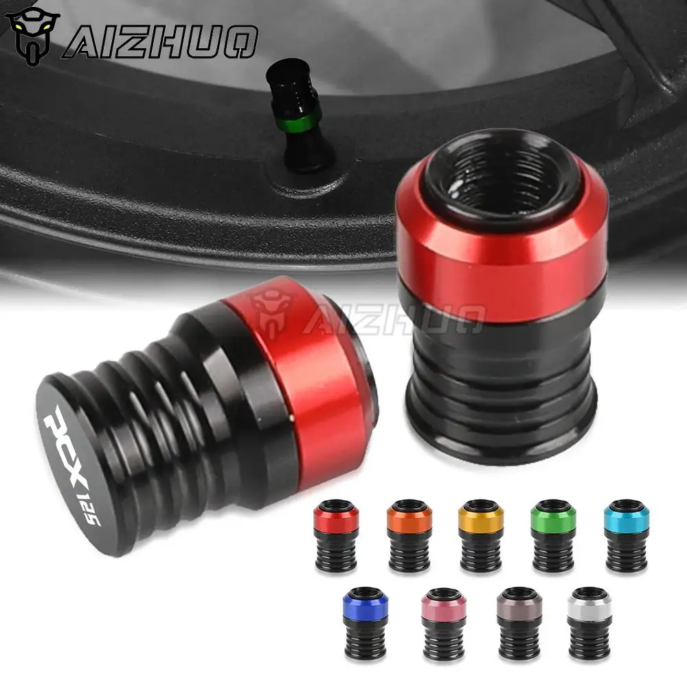 

For Honda PCX125 PCX 125 PCX150 150 Tire Valve Stem Caps Covers closure Motorcycles Accessories CNC 2010 2019 2020 2021
