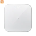 Умные весы Xiaomi Smart weighting scale 2, высокоточный датчик из марганцевой стали, светодиодный экран, Bluetooth-совместимость, низкое энергопотребление 5,0