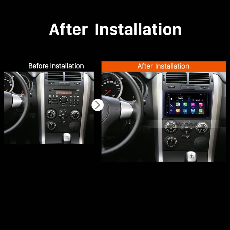 Автомагнитола Seicane 7 дюймов Android 10 0 2 + 32 ГБ GPS-навигация для Suzuki Grand Vitara 3 2005 -2015