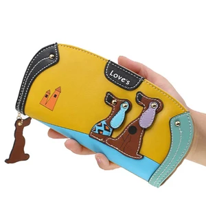 Кошелек женский, с принтом в горошек