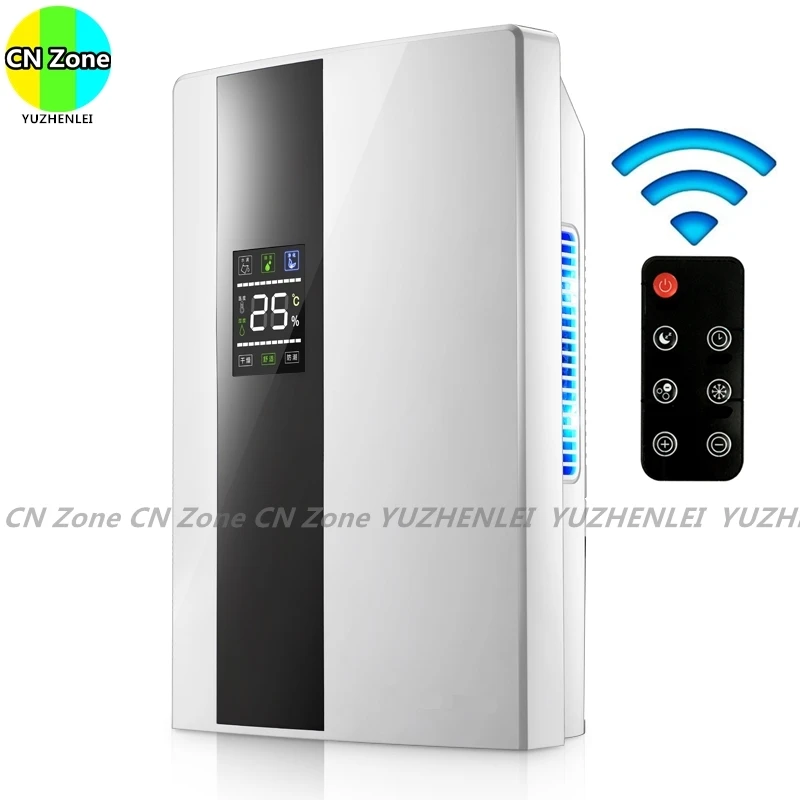 Remote Control Intelligent Dehumidifiers Continuous Drainage Purify Air Dryer Machine Moisture Absorb Home Household Appliances