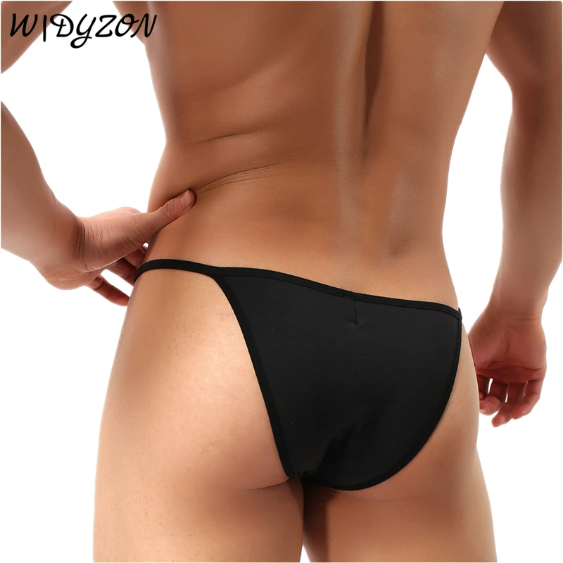 

WIDYZON Sexy Underwear Men Briefs Jockstrap Modal Solid Cueca Masculina Underpants Sexy U Convex Pouch Bikini Briefs Slip Hombre