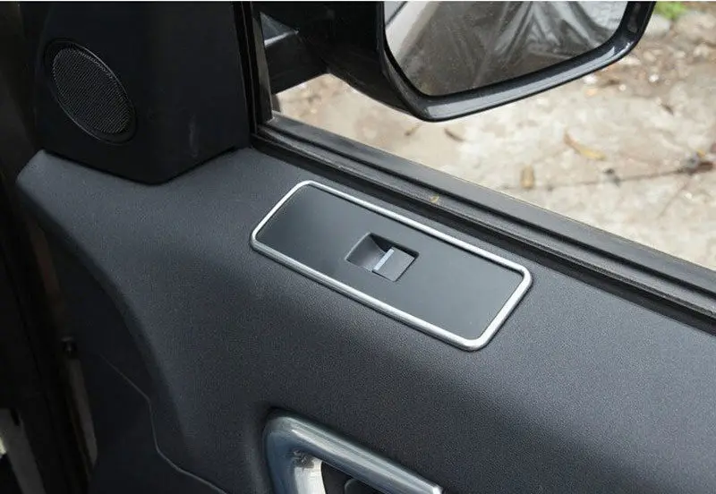 

1set=4pcs Window Lift Switch Frame Trim Stickers for Land Rover Discovery Sport Car Stylin
