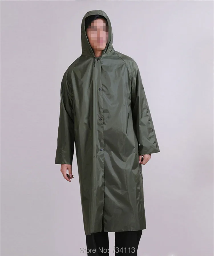 

Rain poncho Long style raincoat for 170-185cm height Raincoat Poncho Hood Travel Trip Camping Hiking Must Use RainCoat Oxford
