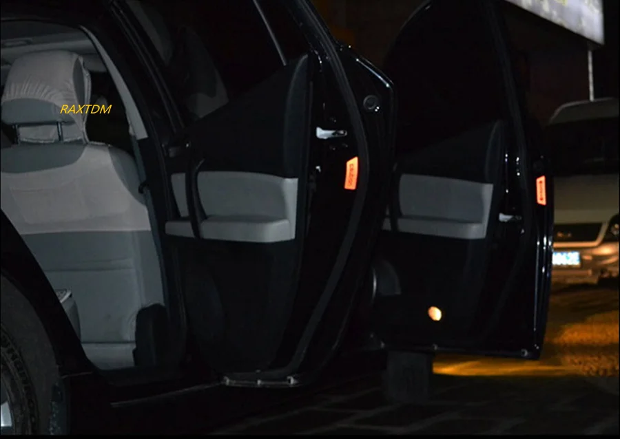 4 шт./компл. автомобильные Стайлинг открывающиеся Предупреждение ющие наклейки