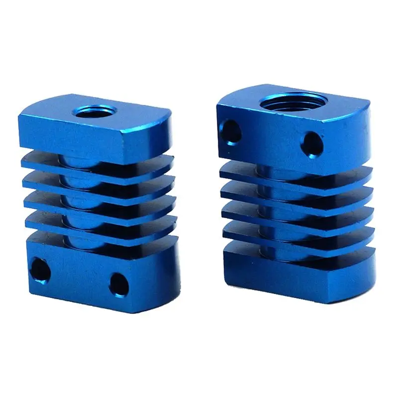 22x27 мм Алюминиевый Радиатор Охлаждающие блоки для 3D принтера экструдер MK10 синий |