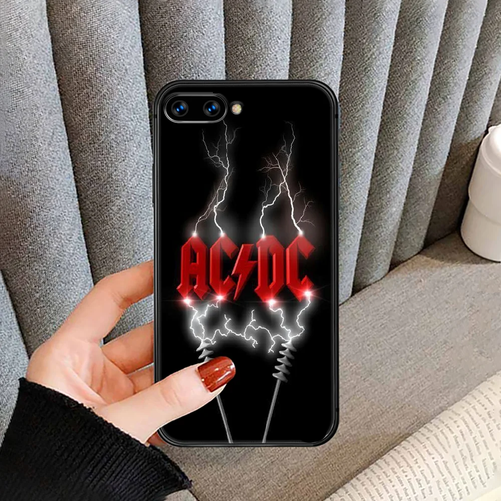 

Australia AC DC Band Phone Case For HUAWEI honor nova 5 7 8 9 10 20 30 A C T I X Lite Pro black Etui tpu bumper trend coque