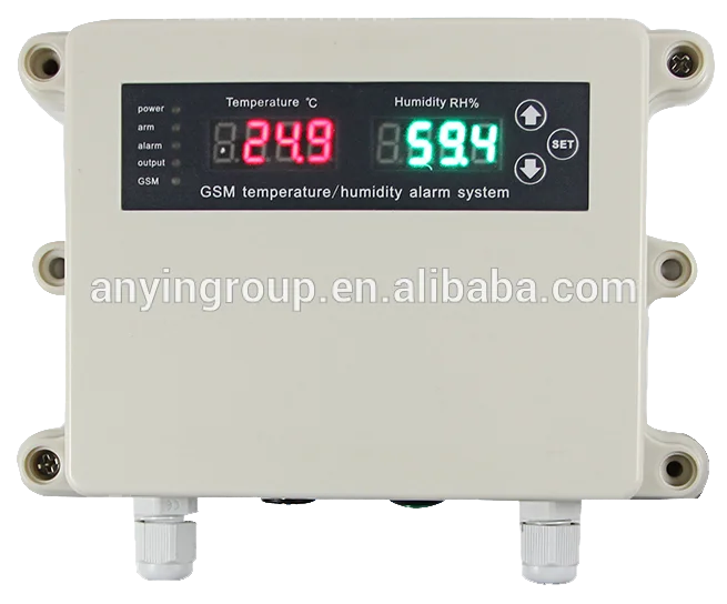 

Easy-to-use GSM temperature control sensor intelligent humidity and temperature controller with relay output