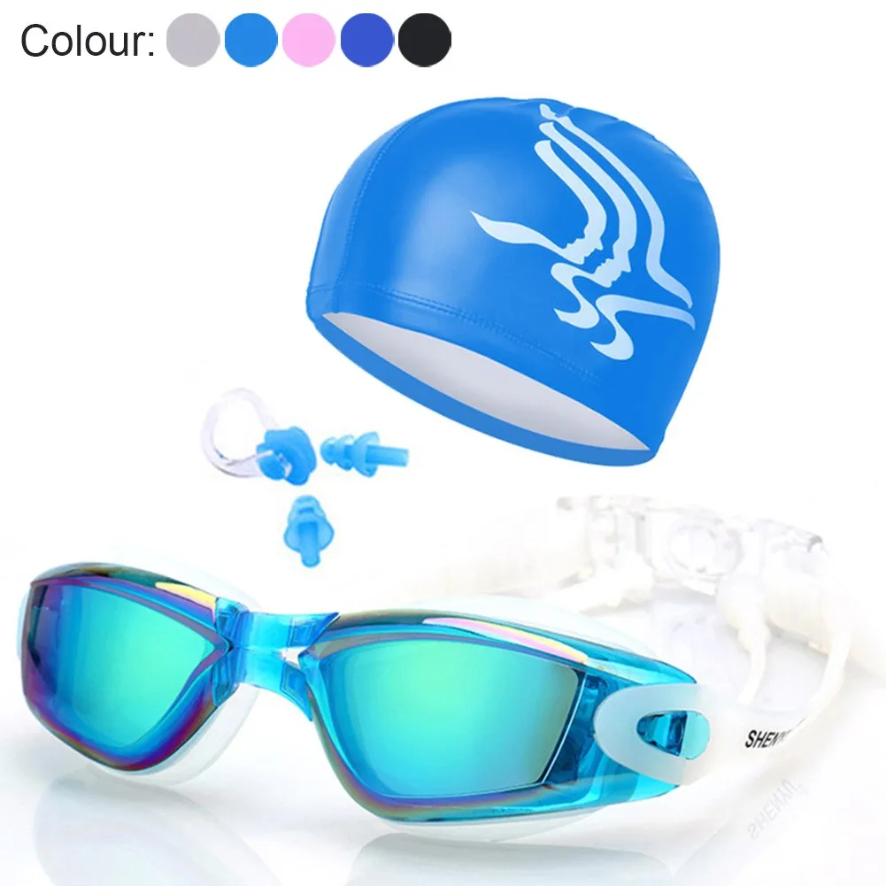 

HOT4in1 Hd Waterproof And Anti-Fog Large Frame Men'S And Women's Swimming GogglesHighQuality