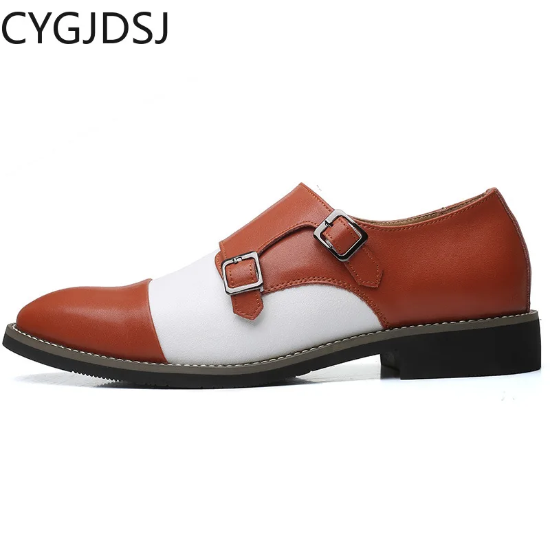 

Brown Dress Double Monk Strap Shoes for Men Wedding Dress Coiffeur Office 2022 Casuales Formal Shoes Men Oxford Shoes for Men