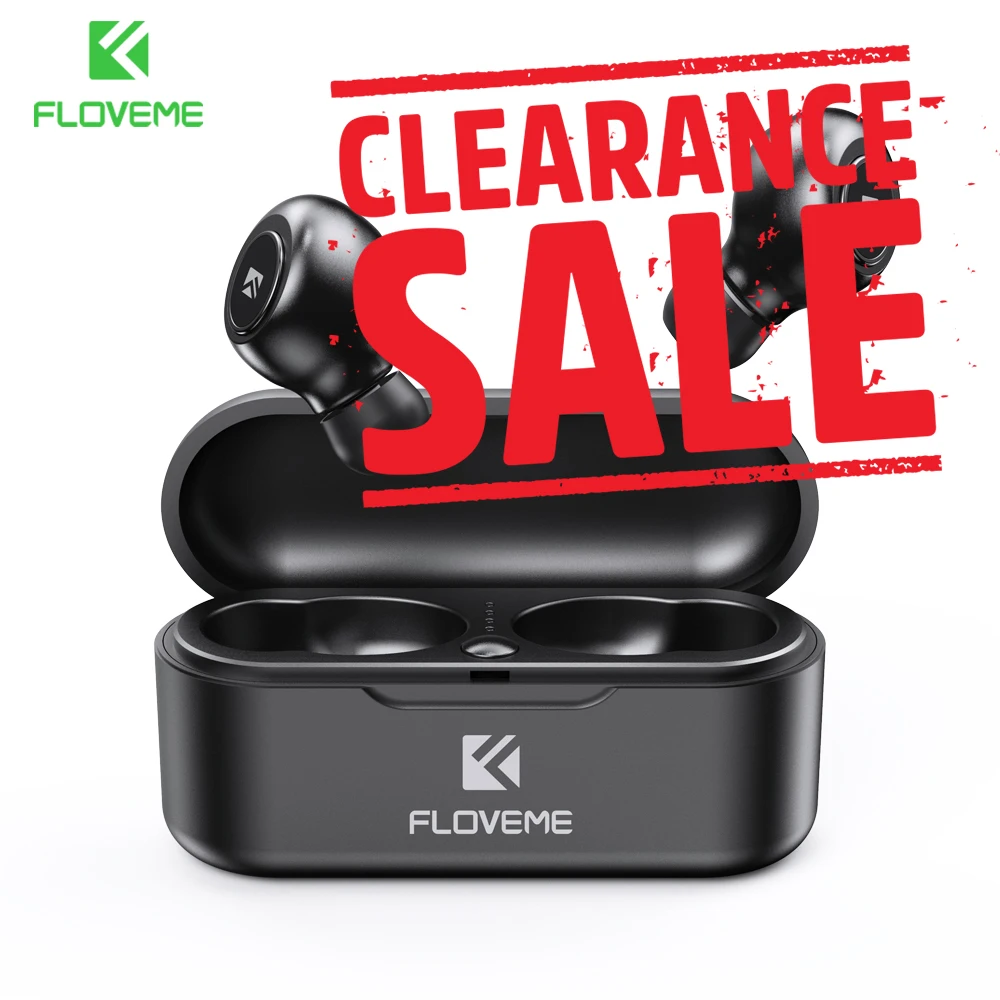 FLOVEME наушники вкладыши TWS с 5 0 Беспроводной Bluetooth один/Двойная уха гарнитура