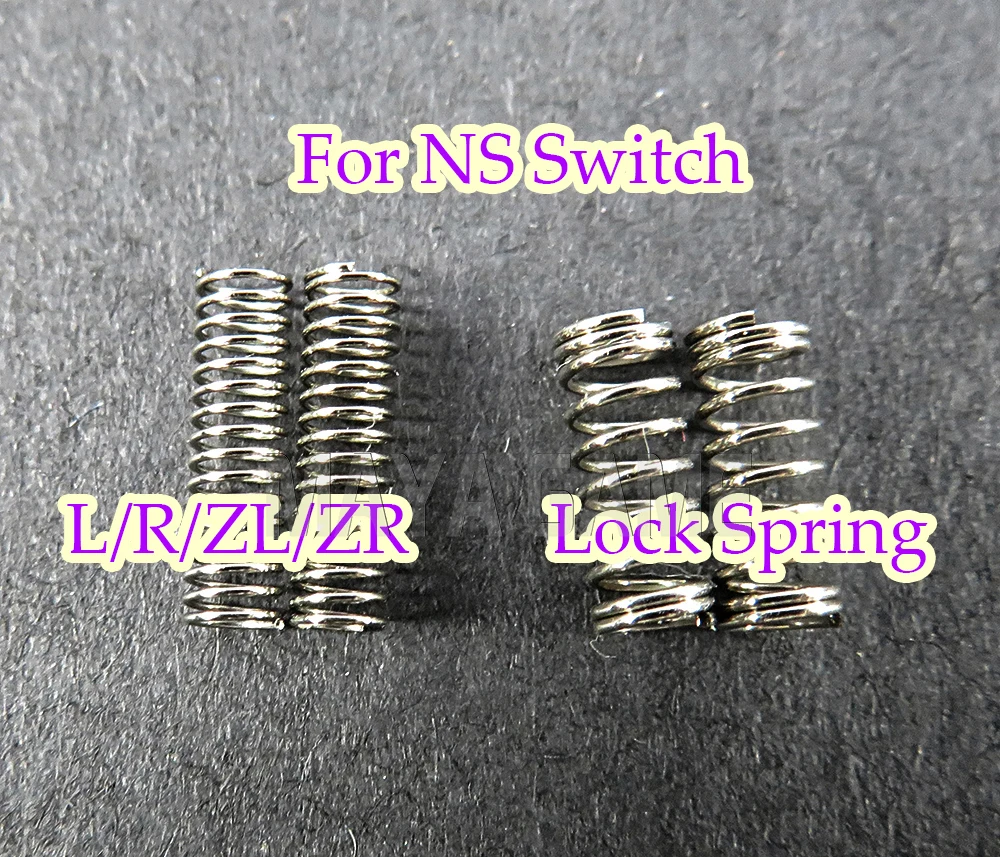 10pcs For Nintend Switch NS Joy-con Joycon Repair Spring For Nintend Switch Controller L R ZL ZR Metal Lock Buckles