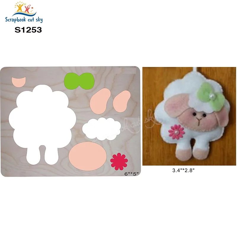

Sheep S1253 MuYu Wooden Mold Scrapbook Dies Suitable For Market General Machines