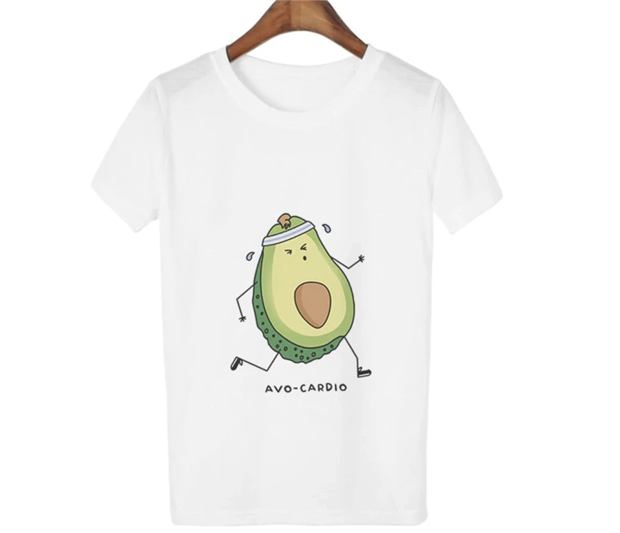Авокадо Avo кардио-белая футболка со слоганом Tumblr хипстер забавная футболка для работы Толстовка Футболка