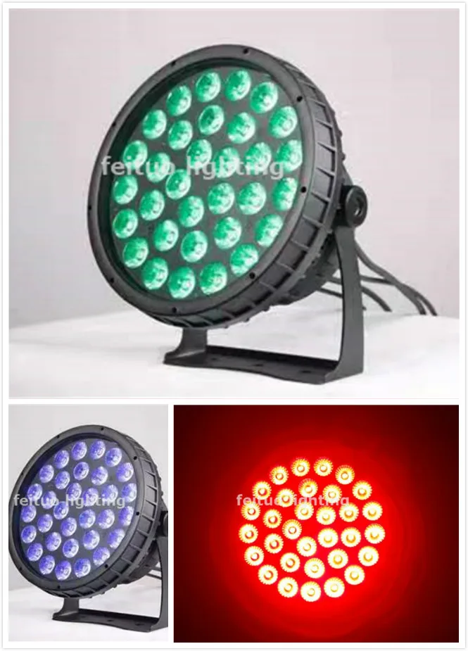 H 8/Лот + F светильник новый наружный IP68 Led Par 32*10 Вт RGBW 4 в 1 четырехцветный parcan dmx 9CH