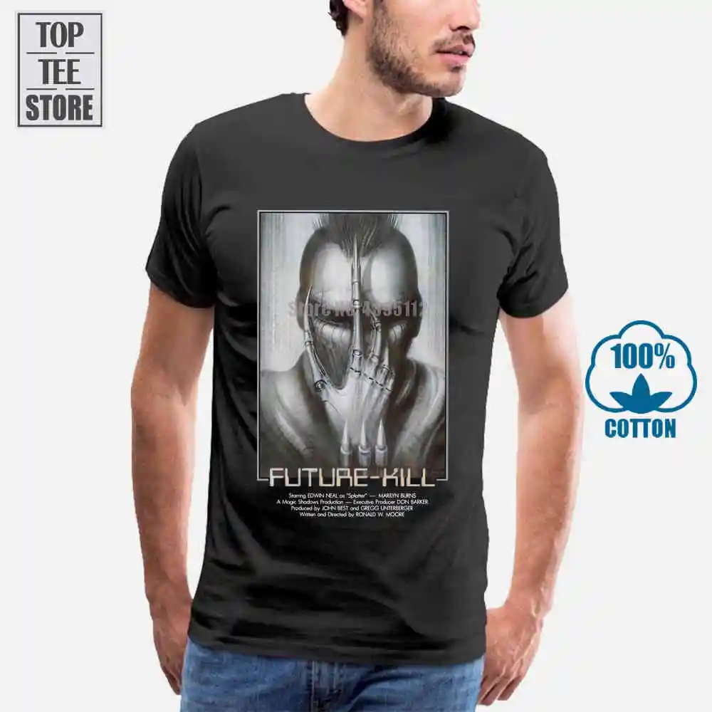 Будущее убить футболку постер фильма H R Giger научная фантастика ужас