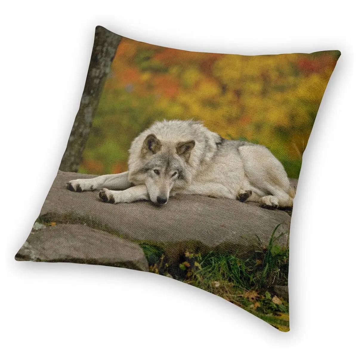 Чехол для диванной подушки из полиэстера и льна 45x45 | Дом сад