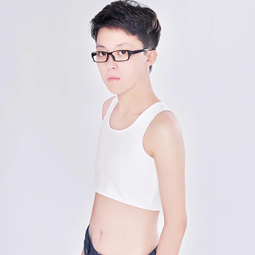 Повседневный дышащий корсет для девочек с пряжкой короткий груди майка