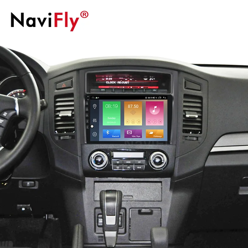 4G LTE Android 10 + 64G Автомобильный Радио Аудио плеер для Mitsubishi Pajero 4 V80 V90 2006 - 2014 dvd GPS