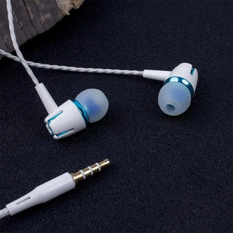 Светящиеся наушники с разъемом 3 5 мм проводные светящиеся микрофоном и