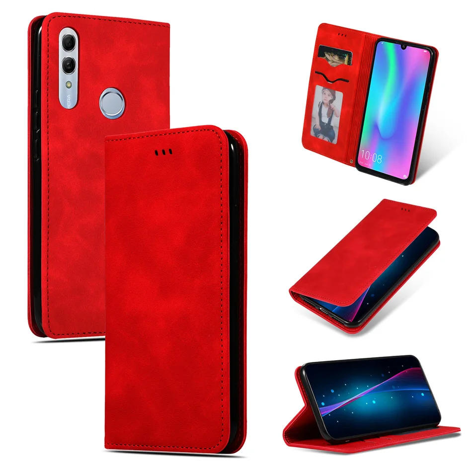 Роскошный деловой откидной Чехол для Huawei Honor 10 LITE сенсорный кожаный чехол 20 Lite 10i