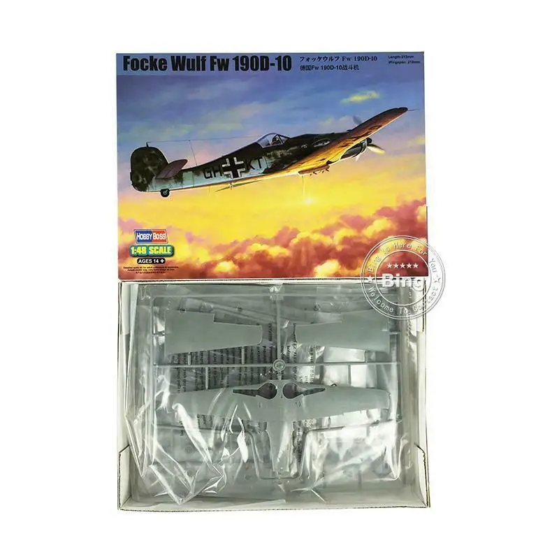

Hobby Boss 81717 1/48 Focke Wulf FW190 D-10 Fighter Warplane Warcraft Model Kit TH06058-SMT6
