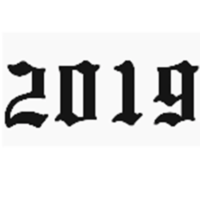 2019 Нержавеющая сталь год номер на заказ кольцо для женщин золотые, серебряные кольца женские розы кольцо Anillos Mujer номер обручальное кольцо ювелирные изделия - Цвет основного камня: 2019