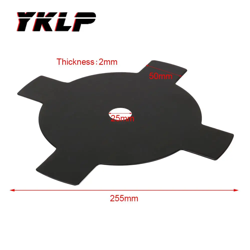 

10" 4T Mower Trimmer Brush Cutter Blade Fits Garden Lawn Grass 25.4mm 1" Bore