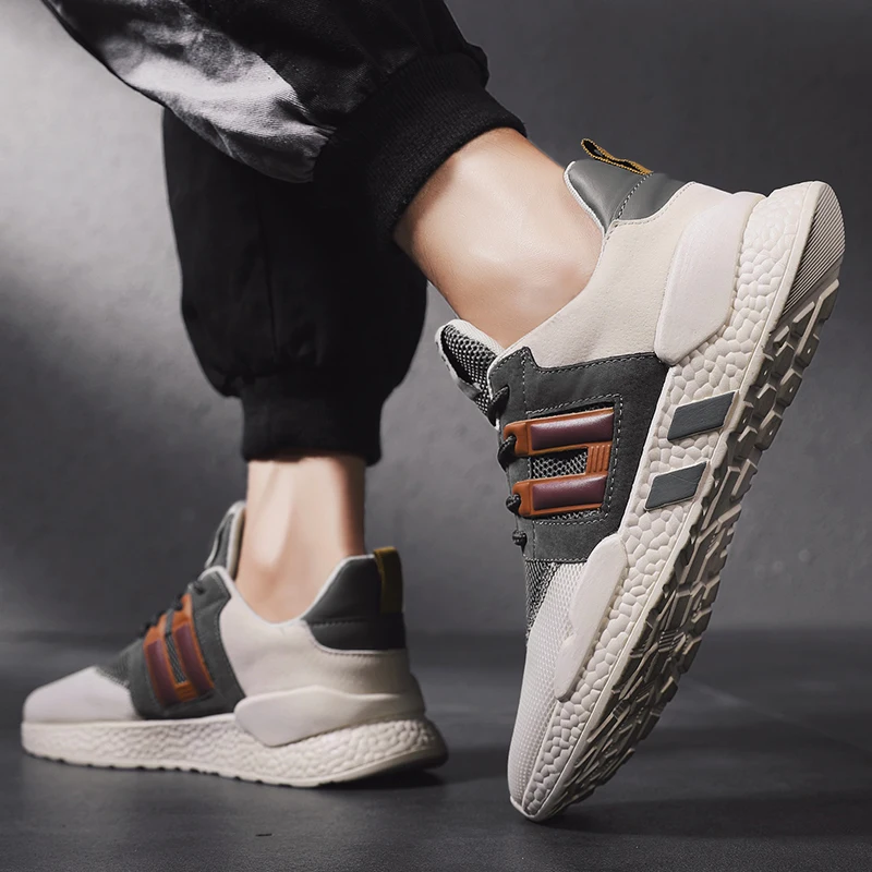 Новая мужская повседневная обувь из сетчатого материала легкая удобные дышащие