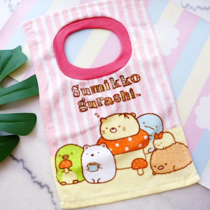 Милое мультяшное детское полотенце sumikko gurashi вытрите руки слюнявчик | Игрушки и