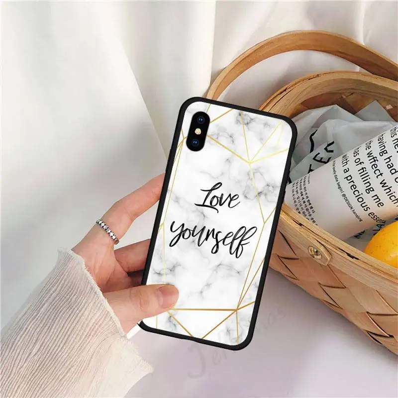

Retro art Marble Letter pattern Phone Case for iPhone 11 12 mini pro XS MAX 8 7 6 6S Plus X 5S SE 2020 XR