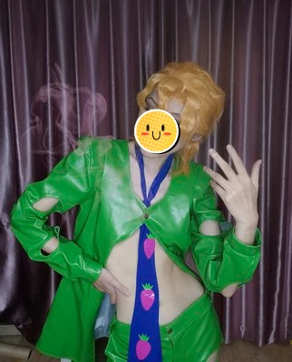Парик для косплея Pannacotta Fugo JOJO Bizarre Adventure Anime Golden Short Synthetic Hair Halloween Role Play Party Cap.