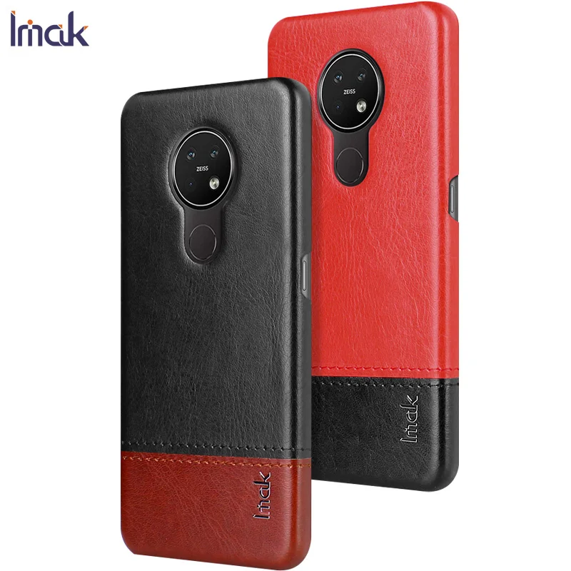 Роскошные Чехлы Imak Ruiyi для Nokia 7 2 чехол 6 тонкая задняя крышка телефона Жесткий