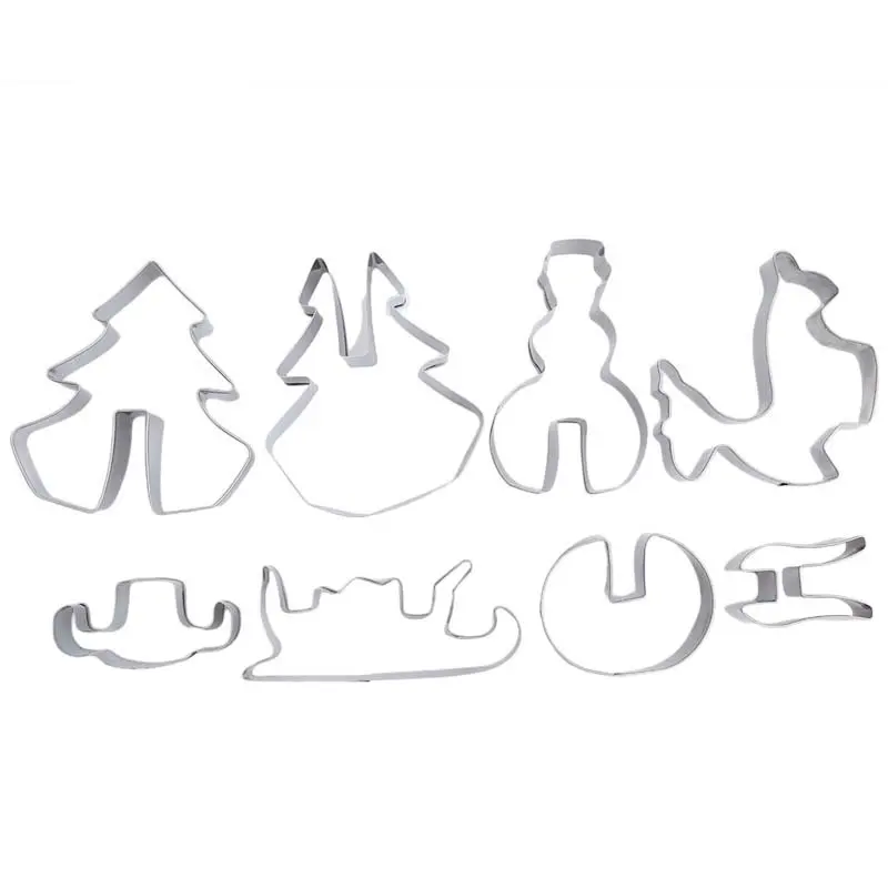 Горячая продажа Инструменты для выпечки из нержавеющей стали бисквитная форма 8